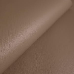Matte Teal Green Vibrant Leatherette Fabric, 54" Wide, Eggshell Finish Faux Leather with Black Backing by the Yard