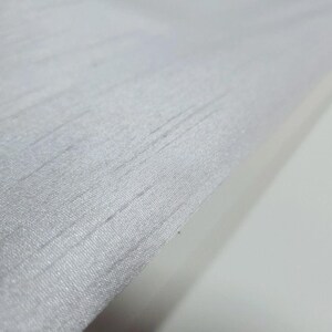 Dupioni Faux Silk Platinum Gray Fabric 58" By The Yard | Lustrous Light Silver for Modern Bridal Gowns, Formal Wear, and Costumes image 4