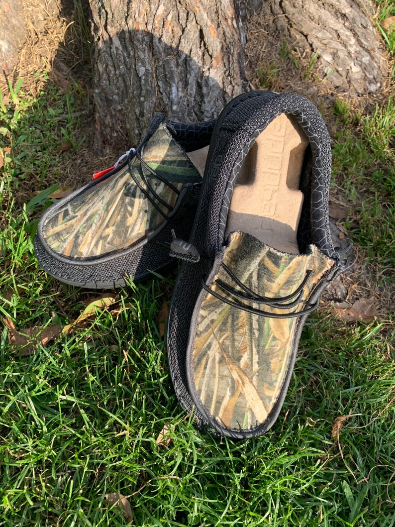 Custom Hey Dudes | Waterfowl Camo 