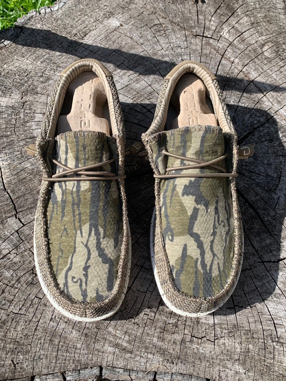 Custom Hey Dudes | Bottomland Camo