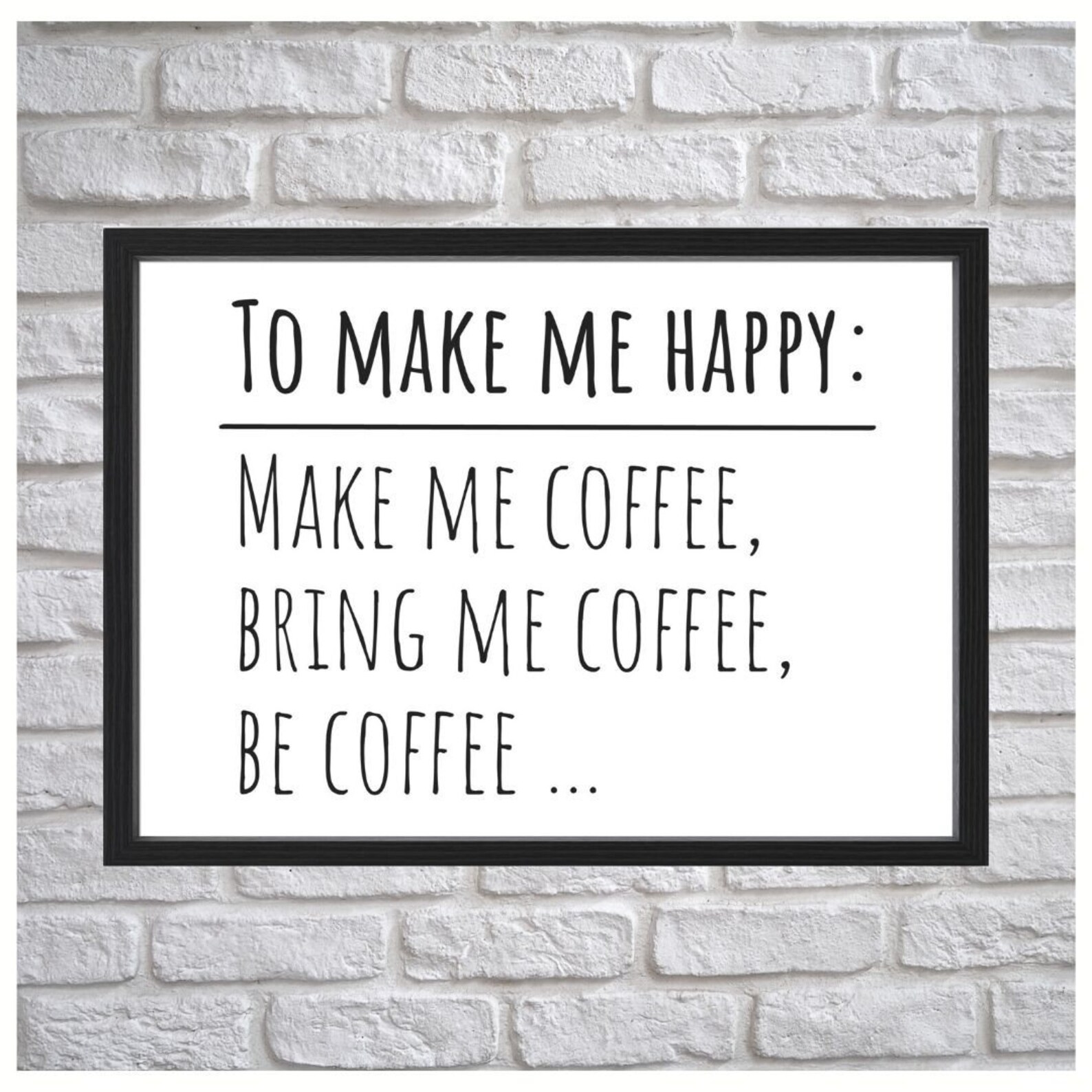 Coffee Print Kitchen Print Home Decor Home Prints Coffee | Etsy