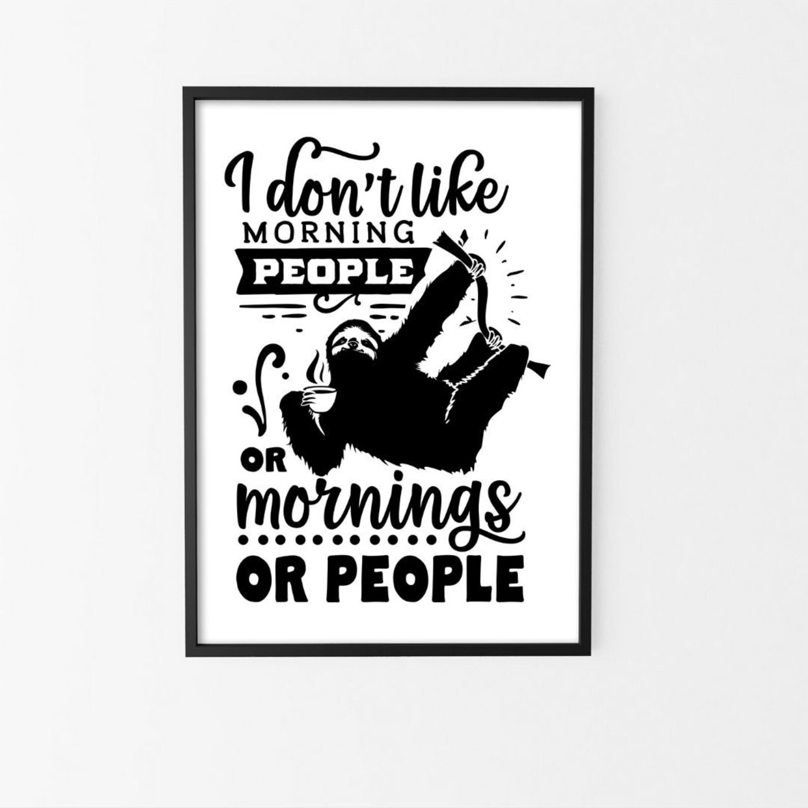 Funny Quote Print Home Decor Home Printfunny Print Funny Etsy UK