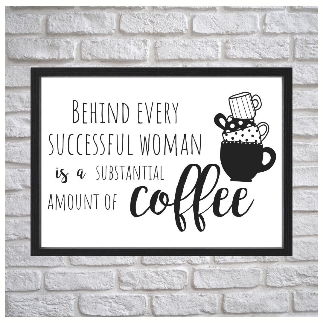Coffee Print Kitchen Print Home Decor Home Prints Coffee Etsy UK