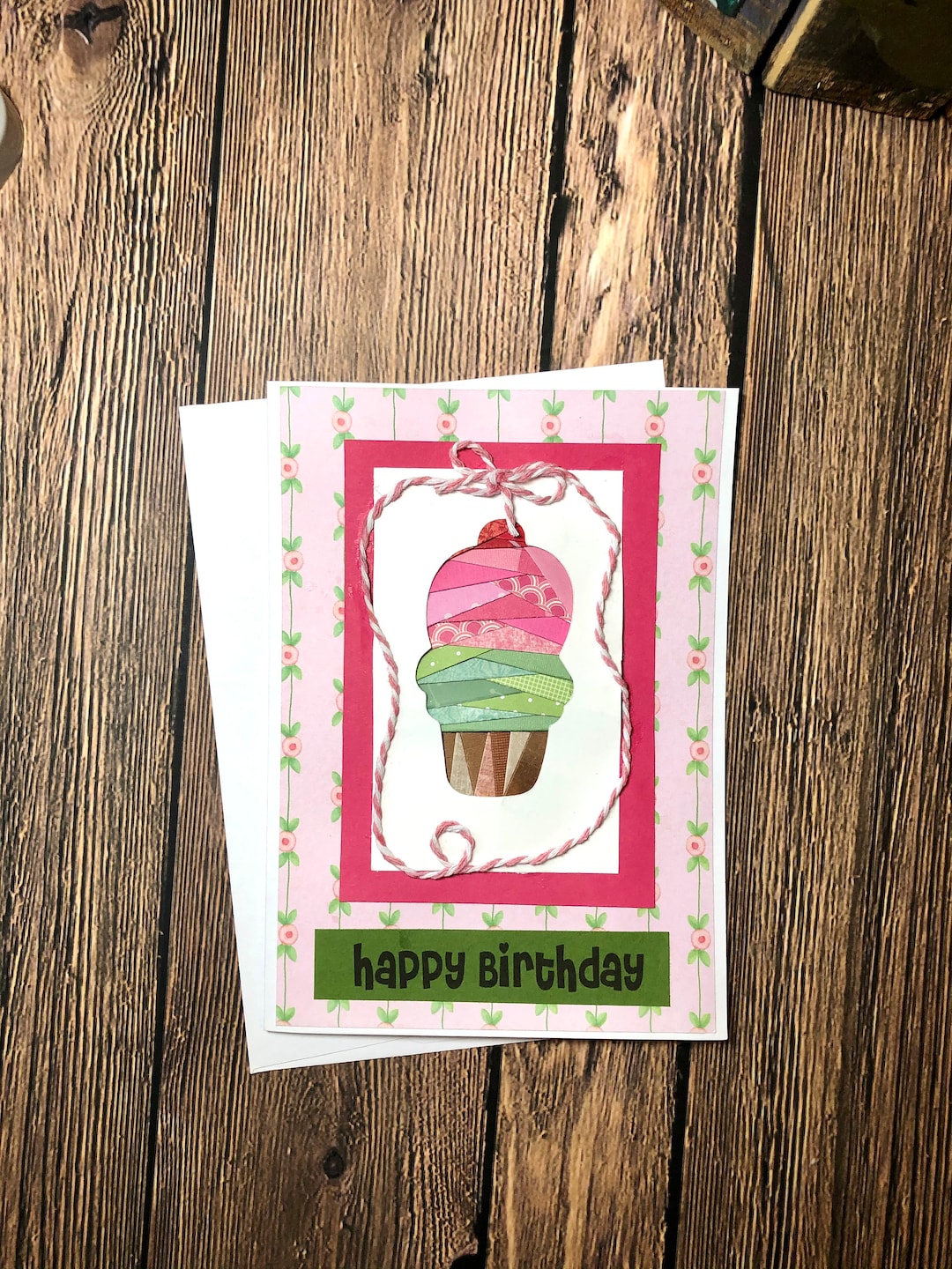 Handmade Happy Birthday Card - Etsy
