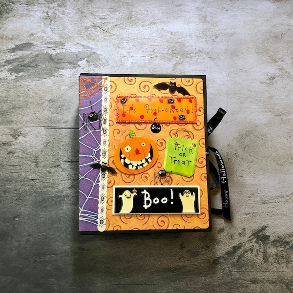 It’s Halloween Scrapbook Journal