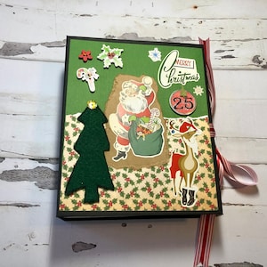 Retro Christmas Junk Journal Scrapbook
