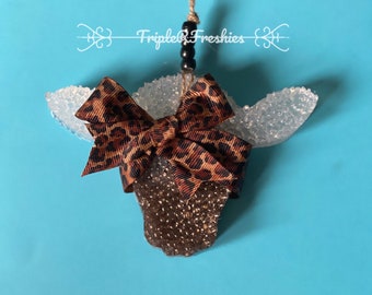 Cheetah Cow Car Candle Car Scent freshie