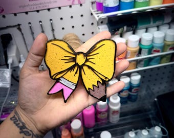 Lehrer Bleistift Bögen Freshie