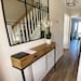 Console Table with Drawers - Narrow Entryway Table - Radiator Shelf - Hallway Table with Storage