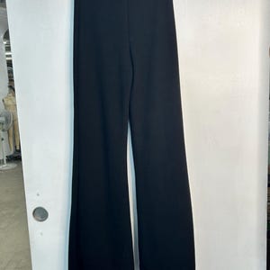 Women&#39;s Full Length Knit Joggers- low waisted wide leg heavy cotton knit trousers