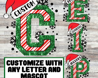 Custom Mascot Christmas Letter