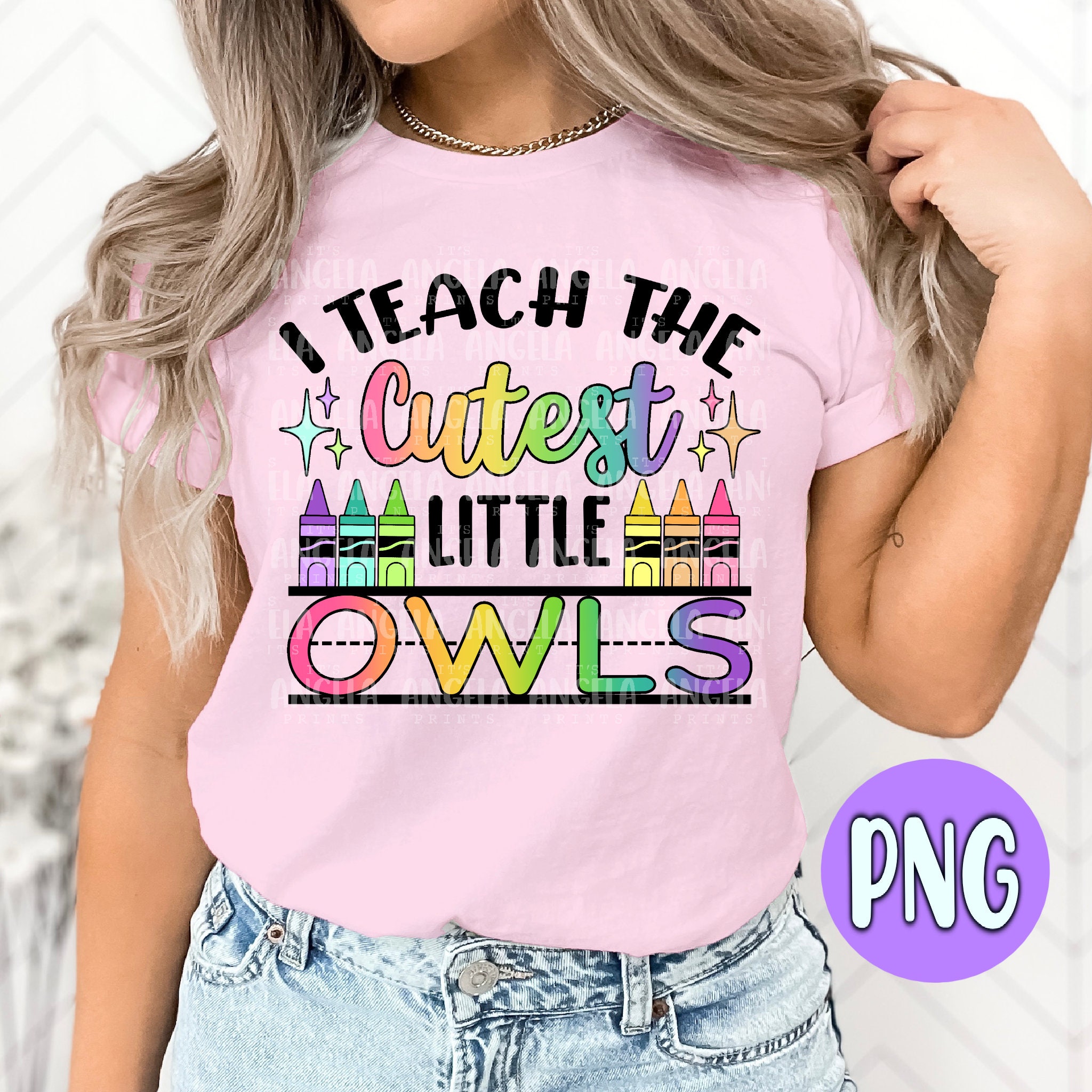PNG Owls Teacher School Mascot Elementary Pre K Kinder 1st 2nd 3rd 4th 5th 6th Appreciation Gift for