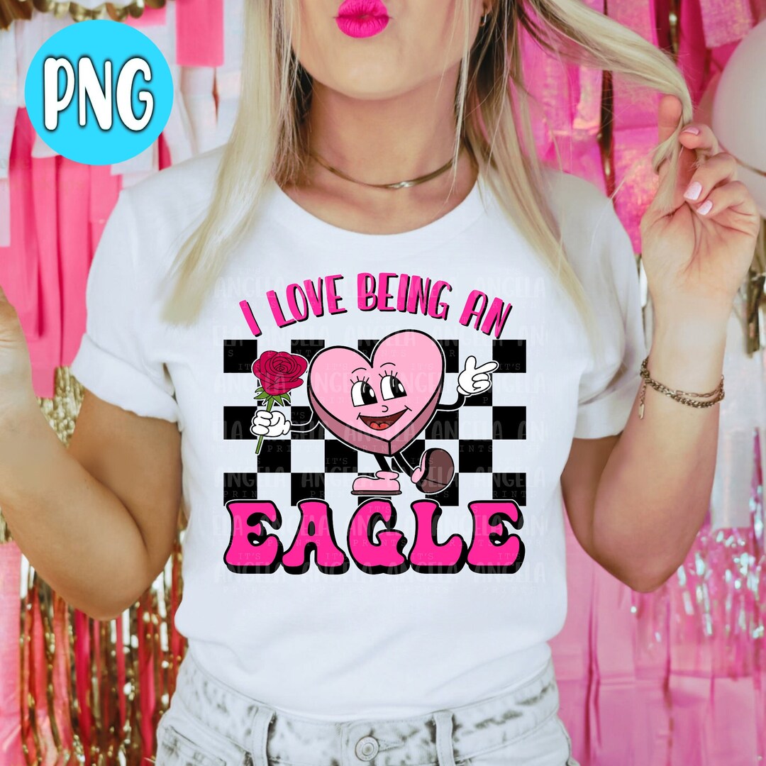 png-eagles-valentines-day-mascot-heart-february-school-spirit-pride-holiday-teacher-elementary