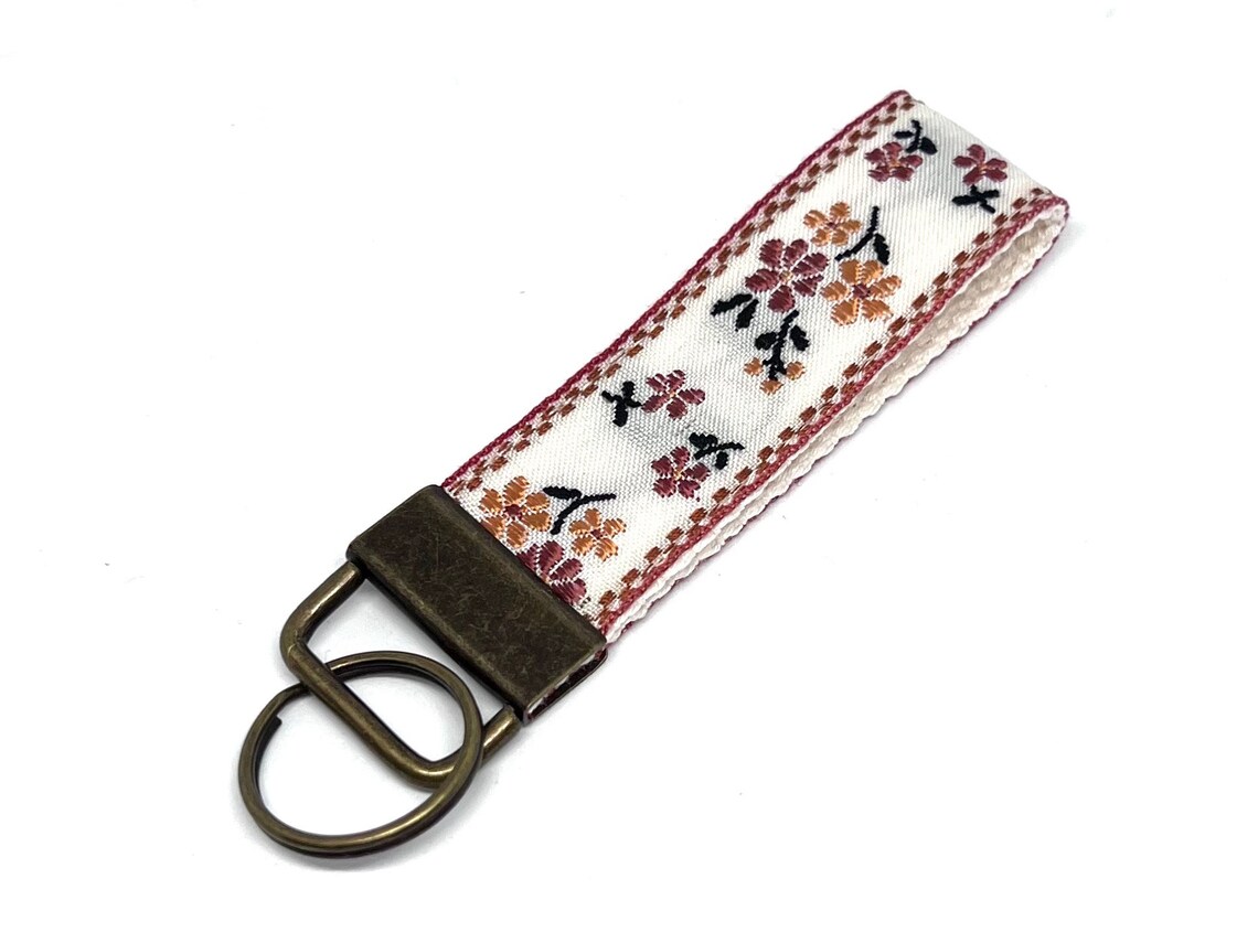 Vintage Floral Key Wristlet Key Fob Gifts for Women Etsy