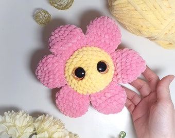 Crochet Flower Amigurumi Pattern: Hidden Baby Blossom Inside, NO SEW crochet pattern instant pdf download