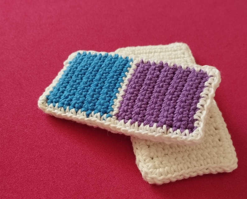 Colorful Crochet Domino Pattern, Unique Strategy Game Crochet Design ...