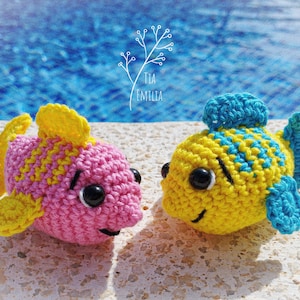 Kleurrijk gehaakt vispatroon: DIY Amigurumi-tutorial voor de lol, Instant Download gehaakt vispatroon - Gemakkelijke doe-het-zelf-tutorial