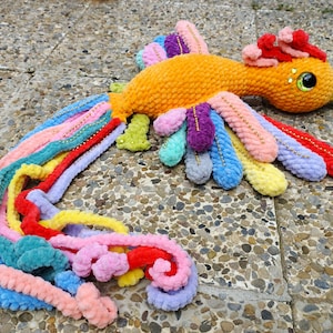 Phoenix Crochet Pattern, Magical Crochet: Colorful DIY Pattern for Crafting Your Phoenix , pdf instant download , Mythical creature