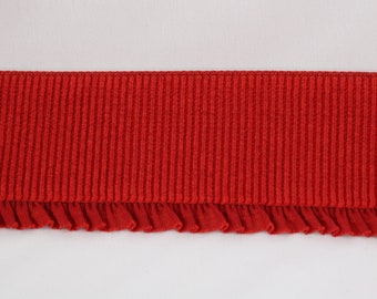 Red - 3'' Wide Elastic Band / Elastic For Belt / Red Waistband Elastic