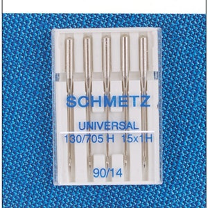 SCHMETZ Needles (Size 90/14) - 5 per package - Schmetz Universal sewing machine needles