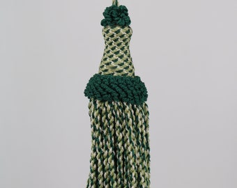 Deko Schlüssel Quaste 12,7cm Elfenbein | Handgefertigte Viskose Quaste Deko