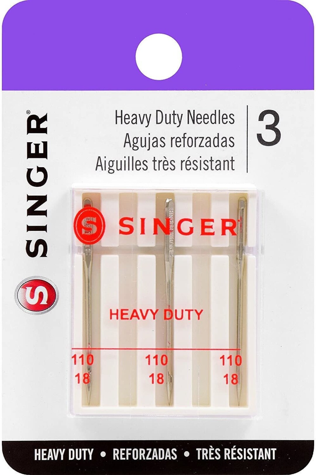 Agujas para máquina No. 18 SINGER