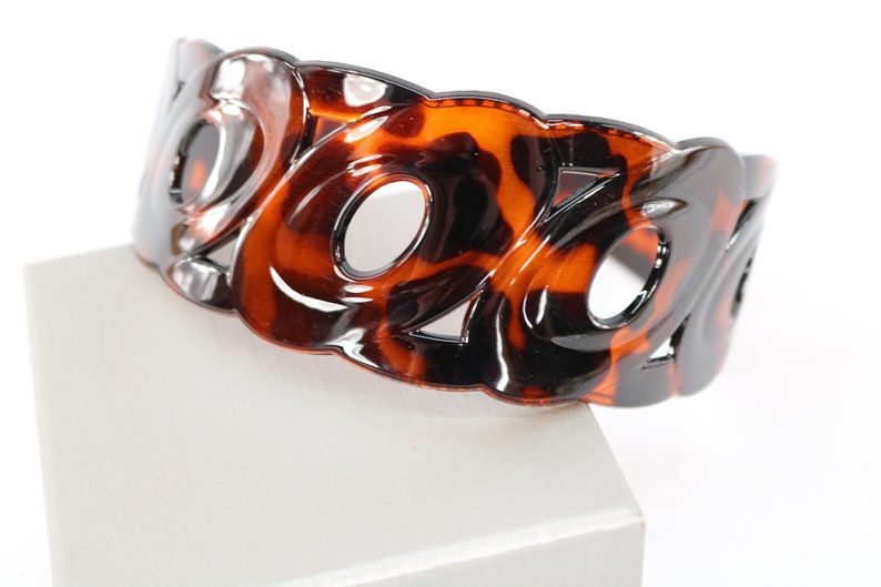 DIY Brown Plastic Headband With Teeth / 2'' Wide / Etsy