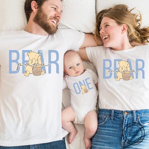 Winnie the Pooh matching family birthday shirts, 1st birthday shirt, First birthday party, Classic winnie the pooh, personalized custom