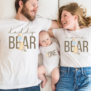 Winnie the Pooh matching family birthday shirts, 1st birthday shirt, First birthday party, Classic winnie the pooh, personalized custom