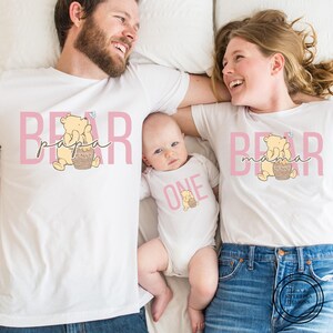 Winnie the Pooh matching family birthday shirts, 1st birthday shirt, First birthday party, Classic winnie the pooh, personalized custom