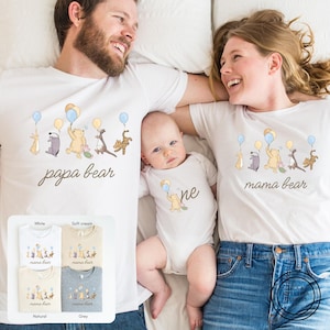 Winnie the Pooh matching family birthday shirts, 1st birthday shirt, First birthday party, Classic winnie the pooh, personalized custom