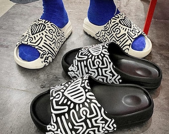 lazy yeezy home slippers