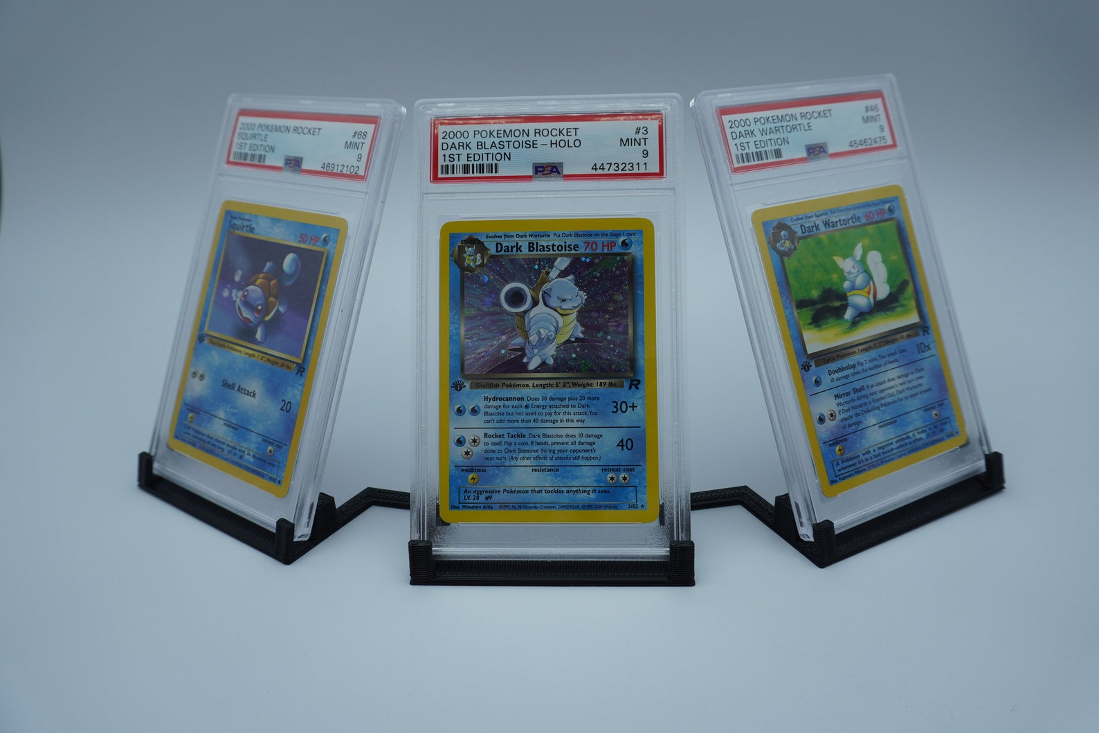 PSA Graded Card Display Holder Stand for 3 Card Pokémon MTG Etsy