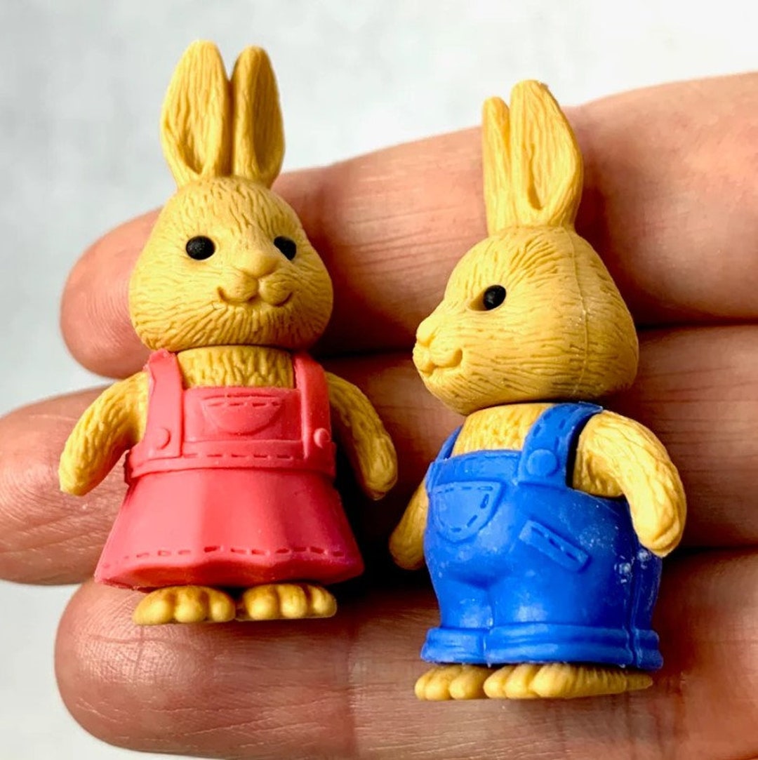 Mini Erasers Iwako Bunny Super Cute Etsy