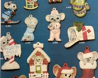 A Ready to Paint Alberta Ceramic ornaments
