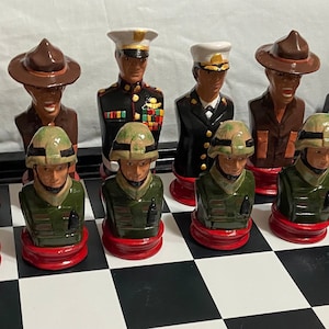 Chess set Marines