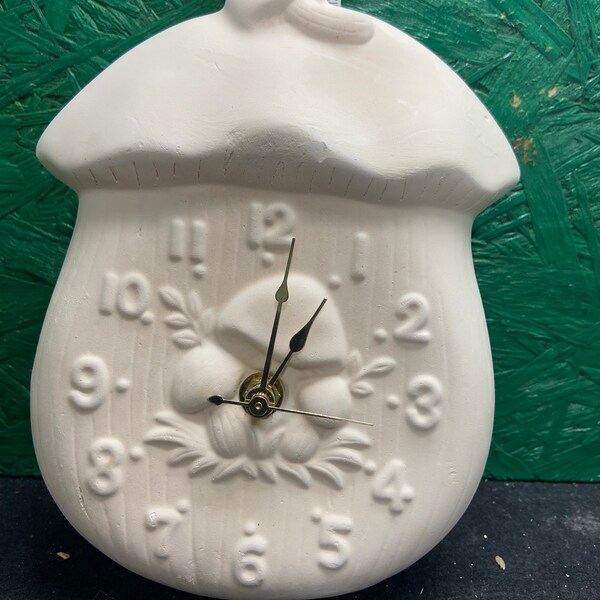 Clocks of all kinds Unpainted Ceramic