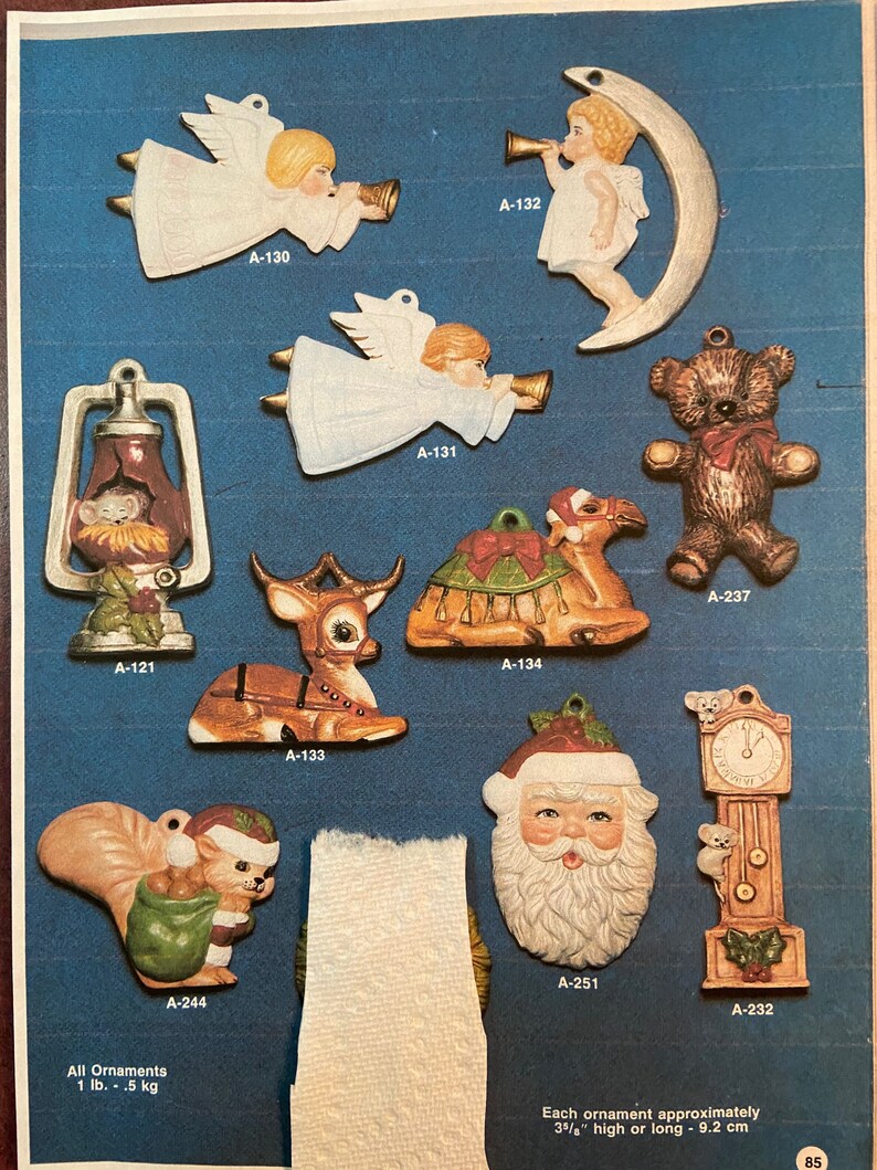 A Ready to PAINT CERAMIC ORNAMENTS 2 Etsy