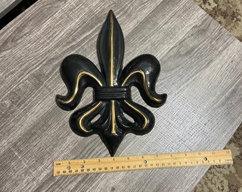 Fleur De Lis Gold Glazed