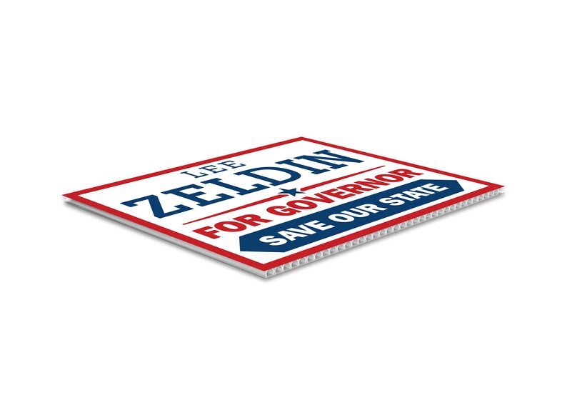 Zeldin for Governor Yard Sign Lee Zeldin Sign New York Etsy