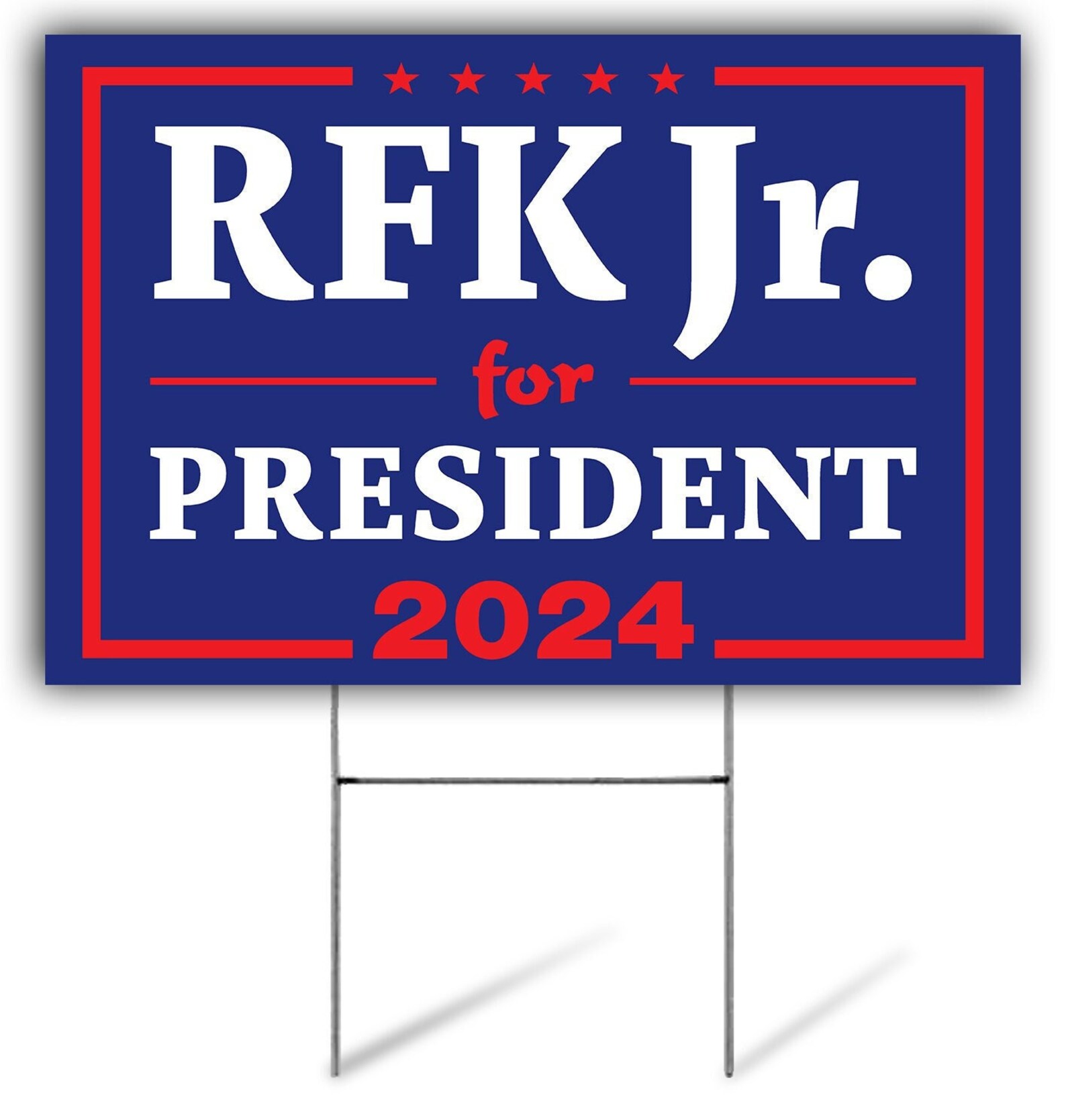 Kennedy 2024 Yard Sign RFK Jr. Lawn Sign Robert F. Kennedy Etsy
