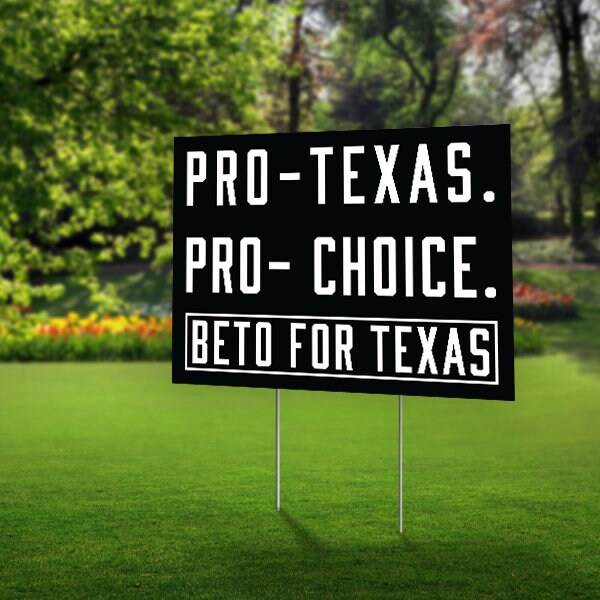 Beto for Governor Yard Sign Beto O'rourke Sign Beto for Etsy