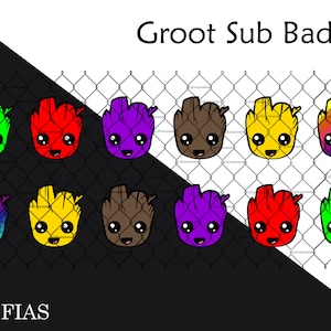 Twitch Sub Abzeichen - Groot