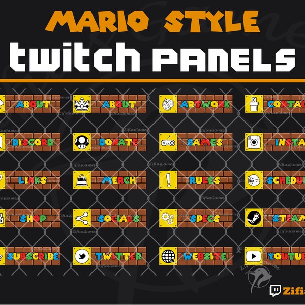 Mario Twitch Alerts - Etsy