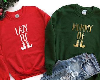 mummy daddy and baby christmas jumpers
