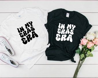 In My Eras Era TS Singer Concert Cotton Unisex T Shirt Tee Outfit Clothing Design Birthday Christmas Bestfriend Gift Matching Present Funny