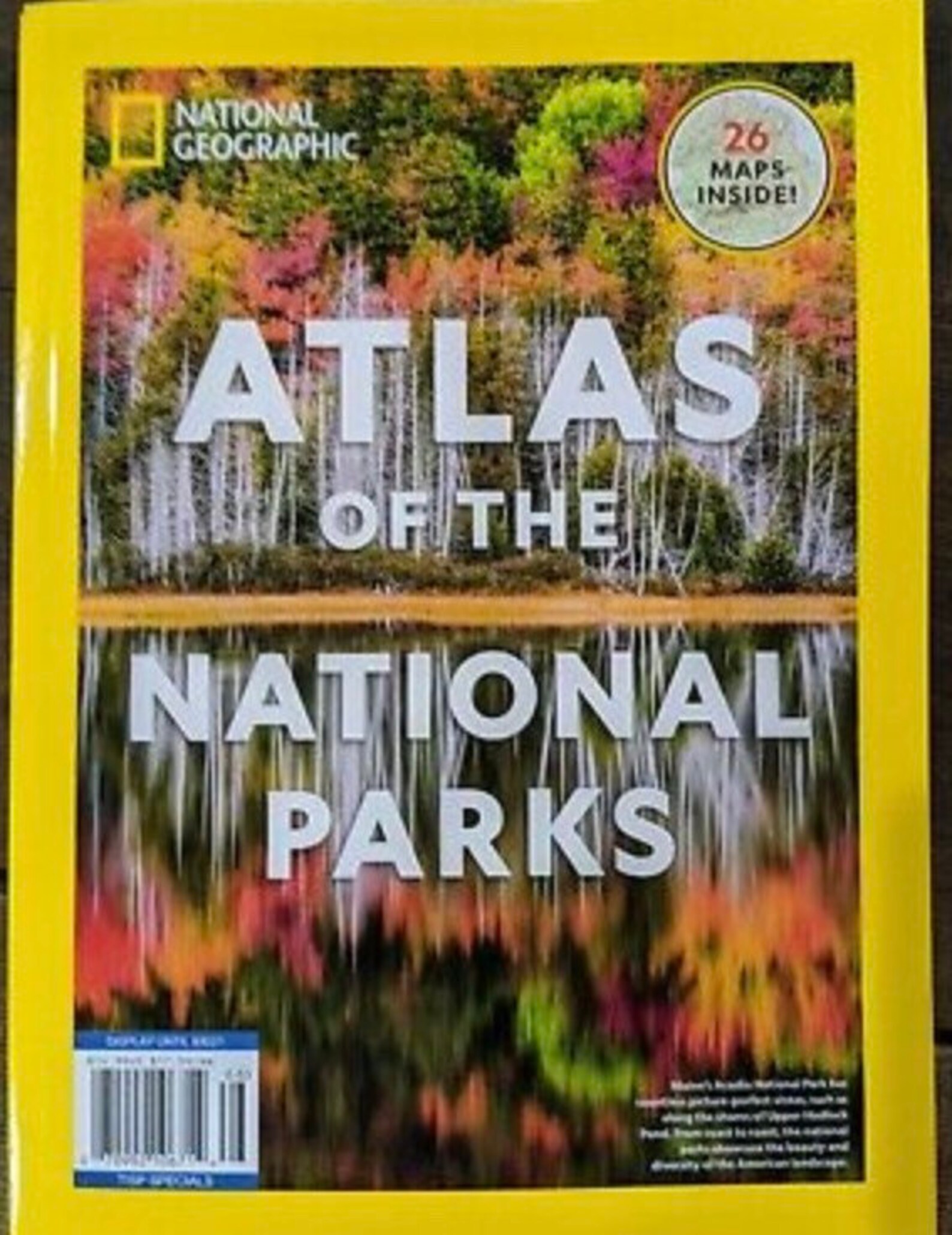 National Geographic ATLAS of the NATIONAL ParKs 26 Maps | Etsy