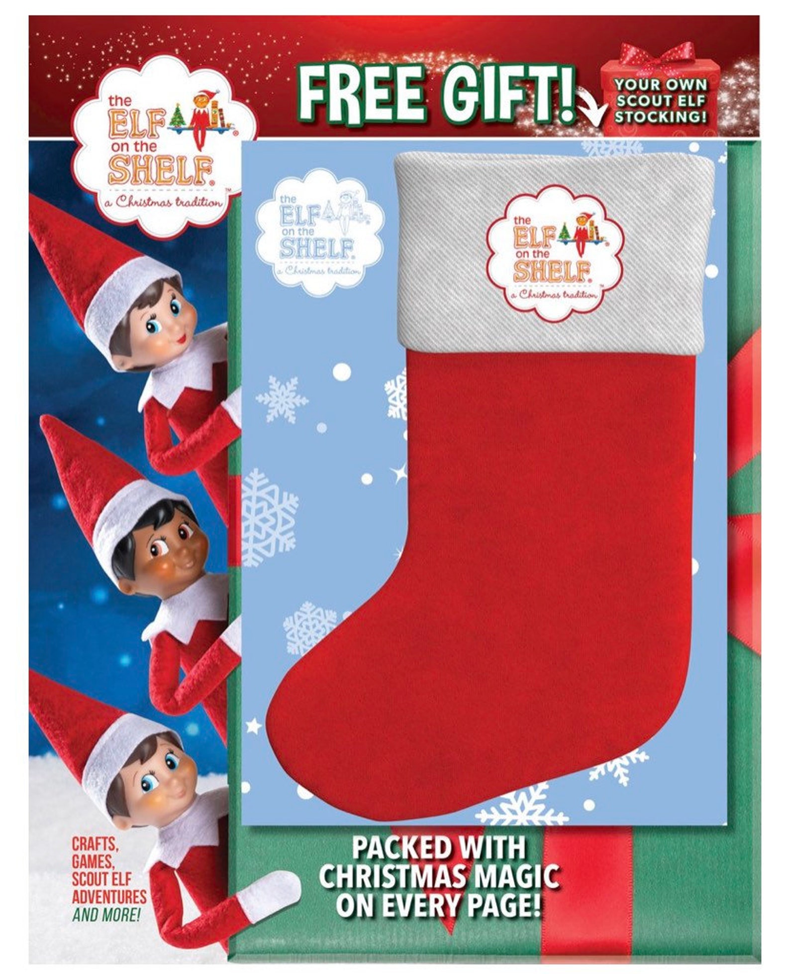 The Elf on the Shelf with Scout Elf Stocking 2019 Etsy