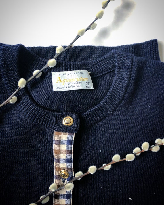 Aquascutum Vintage Knit Cardigan