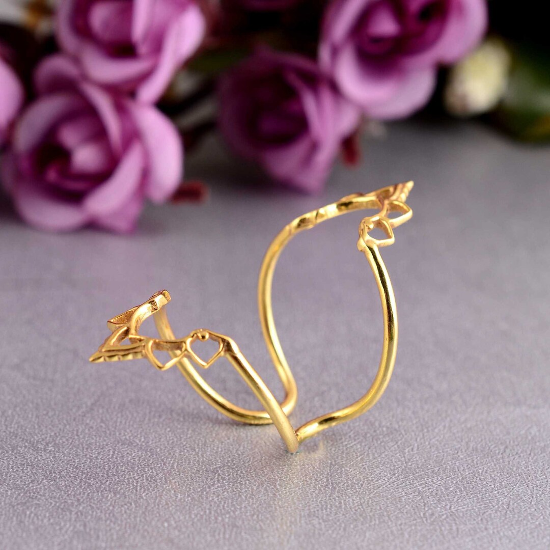 Rheumatoid Arthritis Ring Promise Ring Swan Neck Ring 18k Etsy